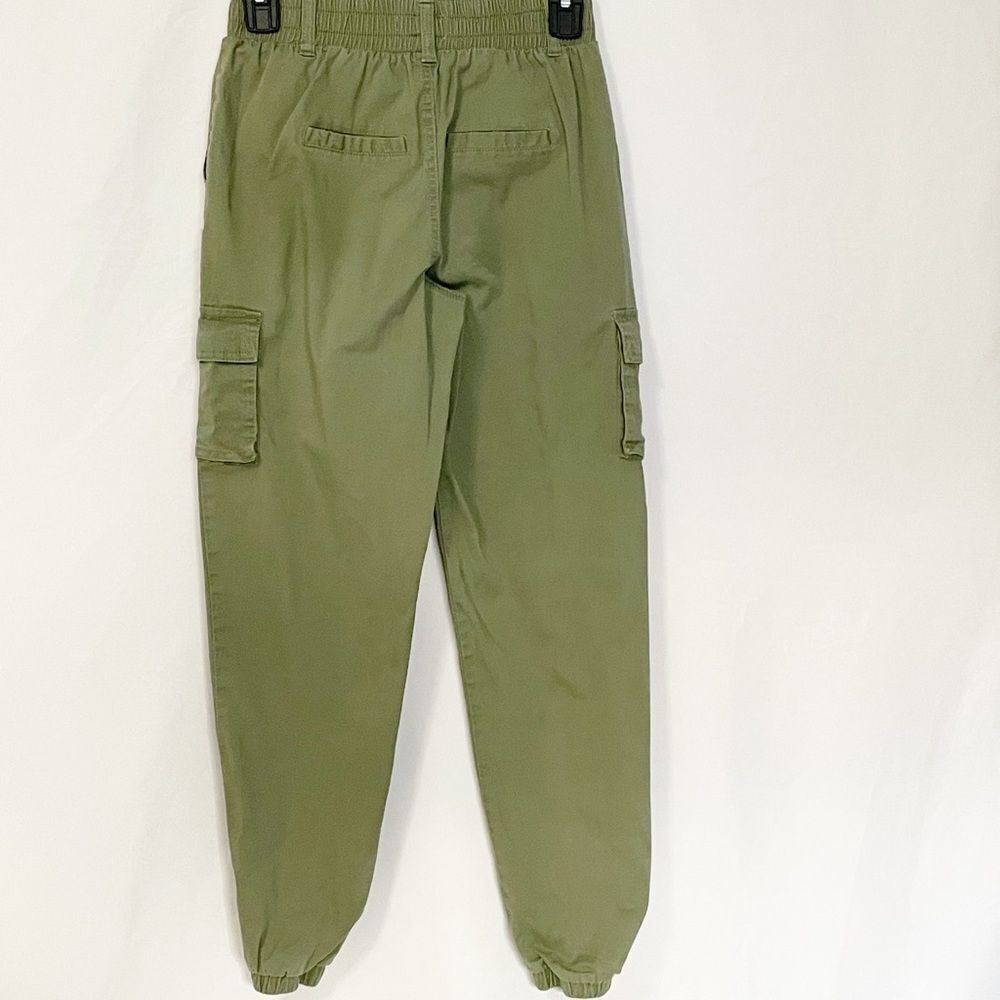 🟢Angel Kiss Cargo Joggers Olive Green Size 1 - Picture 6 of 8